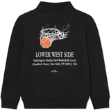 Les Deux Kids Black West Side Half-Zip Collegegenser KIDS