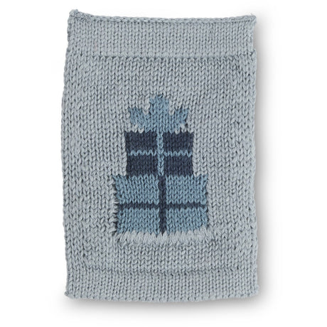 Smallstuff Blue Strikket Flag Birthsday Presents