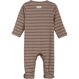 FIXONI Mocha Meringue Romper Ls W. Feet Rib