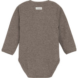 FIXONI Coffee Quartz Melange Omslags Body Ls Melange Rib