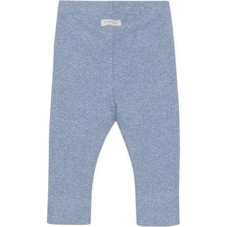 FIXONI Rain Washed Melange Leggings Melange Rib