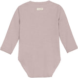 FIXONI Pale Mauve Melange Omslags Body Ls Melange Rib