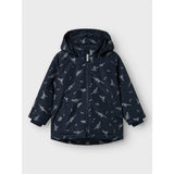 Name It Dark Sapphire Ref Dino Nmmmax Pa Jakke Ref Aop Noos