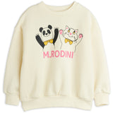 Mini Rodini Offwhite Panda & Cat Sp Collegegenser