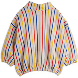 Mini Rodini Multi Clover Emb Half Zip Collegegenser