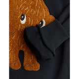 Mini Rodini Black Mammoth Chenille Collegegenser