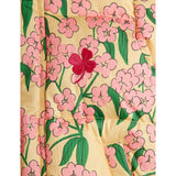 Mini Rodini Yellow Alpine Flowers AOP Hooded Puffer