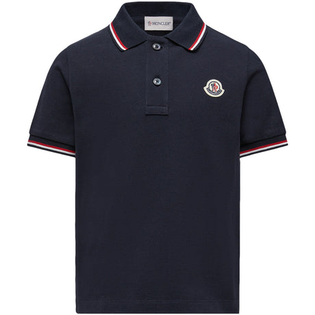 Moncler Navy Ss Polo