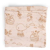 FILIBABBA Dreamy Adventurers Muslin Svøp Diaper 120x120 Cm Gots