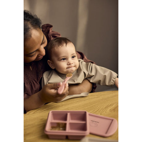 FILIBABBA Rose Mix Silicone Feeding Skjeer 3-Pakning