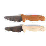 FILIBABBA Pumpkin + Offwhite Beginner's Cutting Knives 2-Pakning