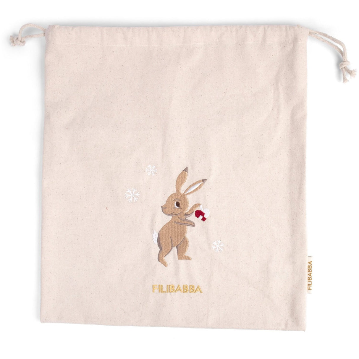FILIBABBA Hare Embroidered Gift Veske Gots Wonderful Winter Mountain