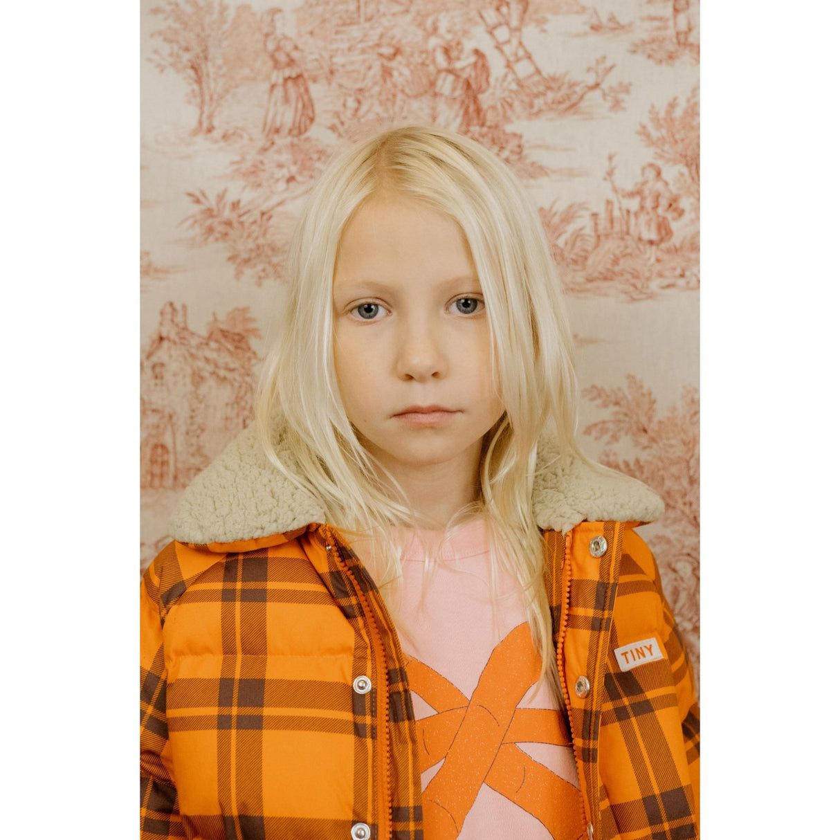 TinyCottons Pink Worm Graphic Collegegenser