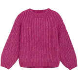 Minymo Fuchsia Fedora Pullover Strikk
