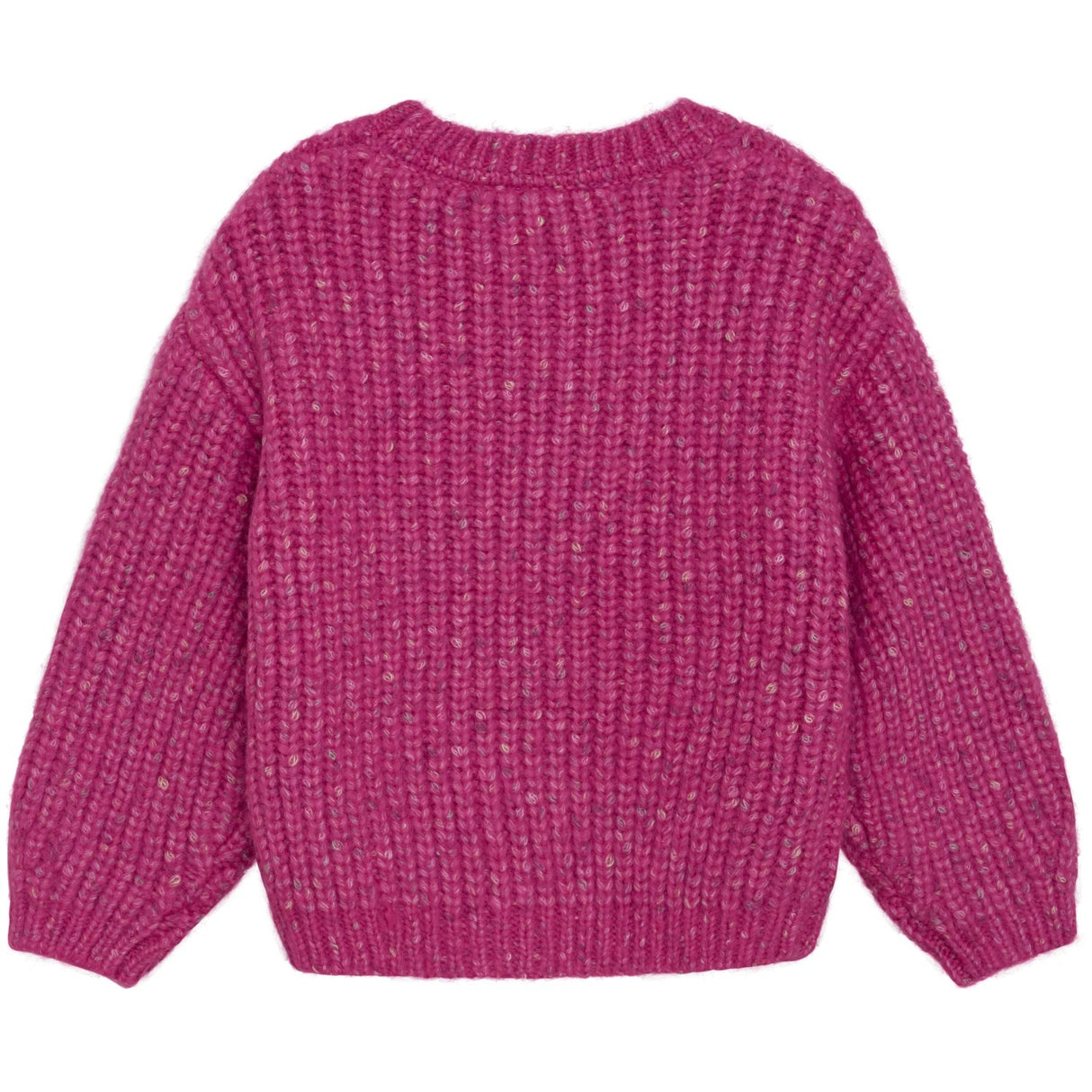 Minymo Fuchsia Fedora Pullover Strikk