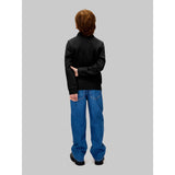 Calvin Klein Ck Black Chest Inst. Logo Half Zip