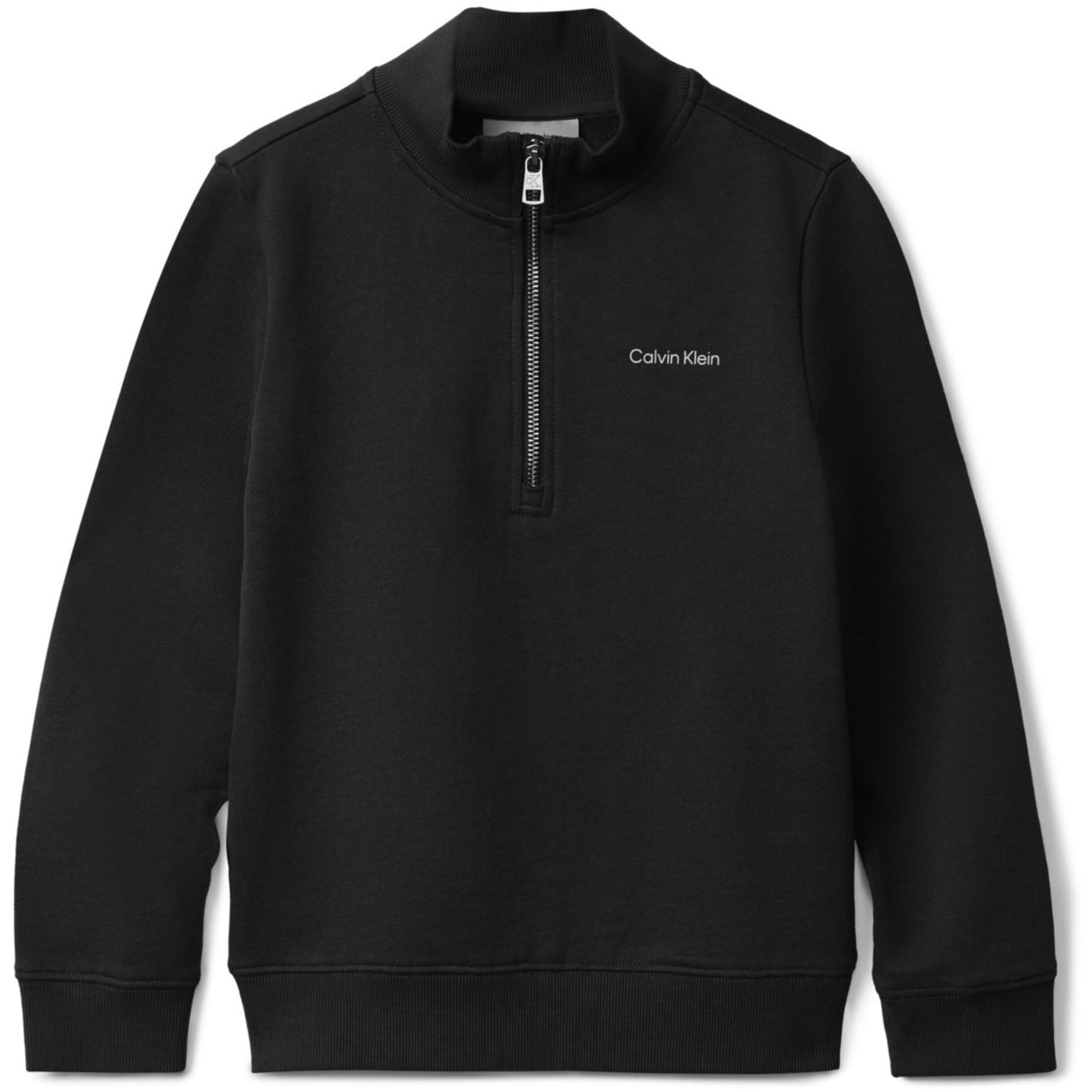 Calvin Klein Ck Black Chest Inst. Logo Half Zip