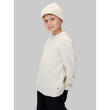 Calvin Klein Whitecap Gray Fluffy Sweater