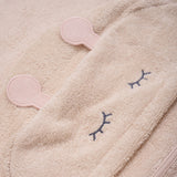 Pippi Rose Dust Hooded Bath Håndkle