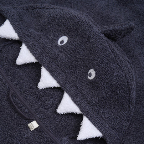 Pippi Odyssey Gray Hooded Bath Håndkle