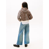 Tommy Hilfiger Leopard Print Leopard Hettegenser