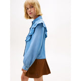 Tommy Hilfiger Denim Ruffle Bluse L/S