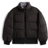 Tommy Hilfiger Black Aop Vendbar Puffer Bomber