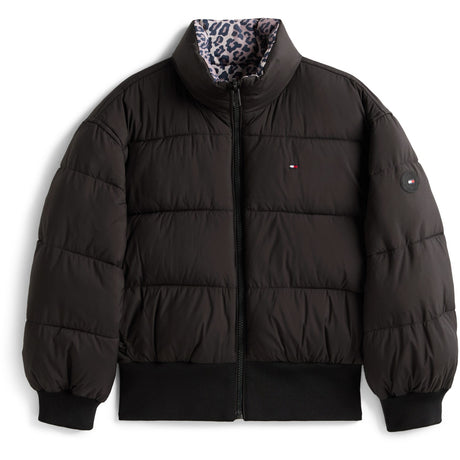 Tommy Hilfiger Black Aop Vendbar Puffer Bomber