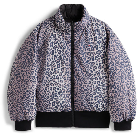 Tommy Hilfiger Black Aop Vendbar Puffer Bomber