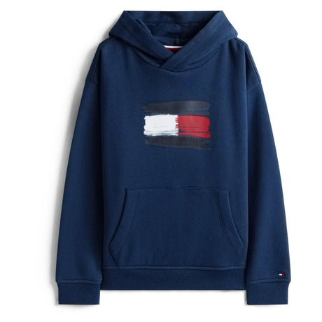 Tommy Hilfiger Dark Night Navy Flag Hettegenser