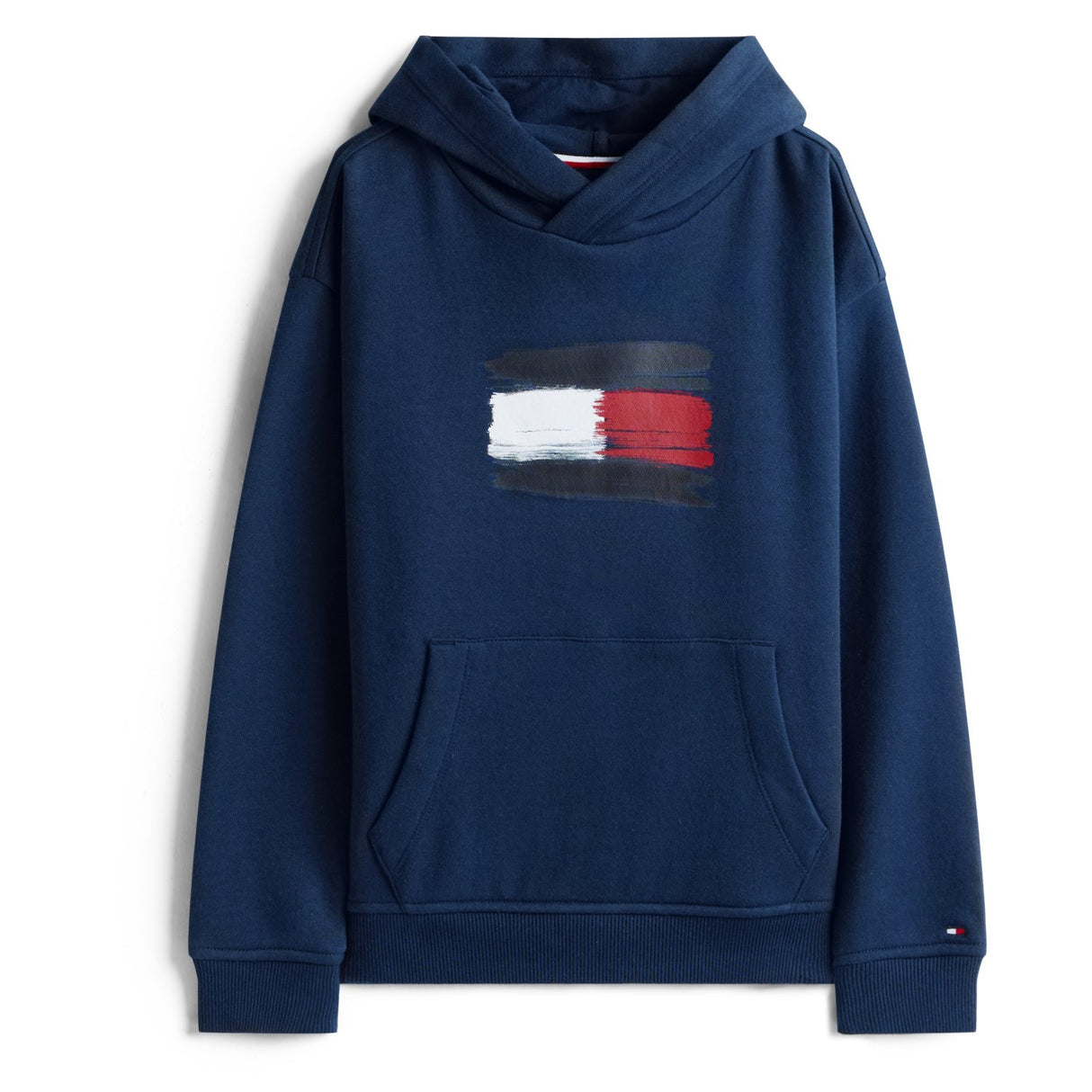 Tommy Hilfiger Dark Night Navy Flag Hettegenser