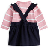 Tommy Hilfiger Dark Night Navy Baby Cord Dungaree Kjole Sett
