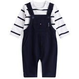 Tommy Hilfiger Dark Night Navy Baby Cord Dungaree Sett