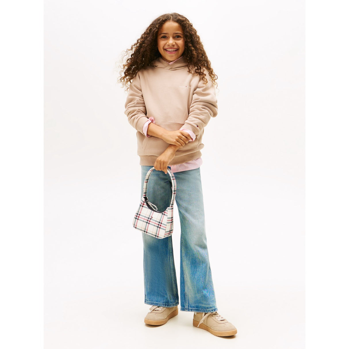 Tommy Hilfiger Malted Milk Mini Corp Hettegenser