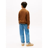 Tommy Hilfiger Pecan Nut Varsity Raised Print Collegegenser