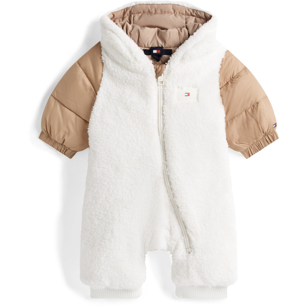 Tommy Hilfiger Ivory Silk Teddybjørn Combi Skisuit