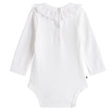 Tommy Hilfiger White Broderie Halsbånd Body Ls