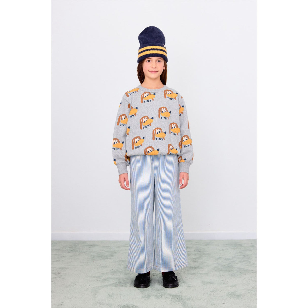 TinyCottons Medium Grey Heather Dogs Collegegenser