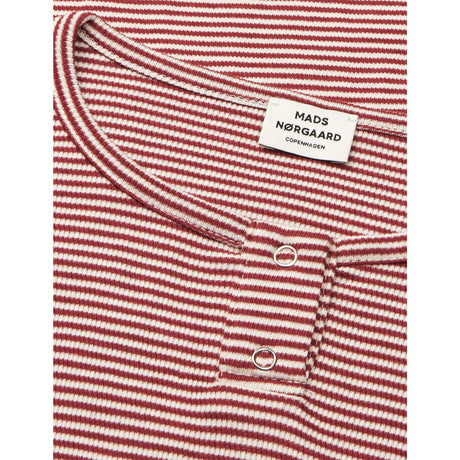 Mads Nørgaard Winery/Vanilla Ice 2X2 Bomull Stripe Tala Tee Ls