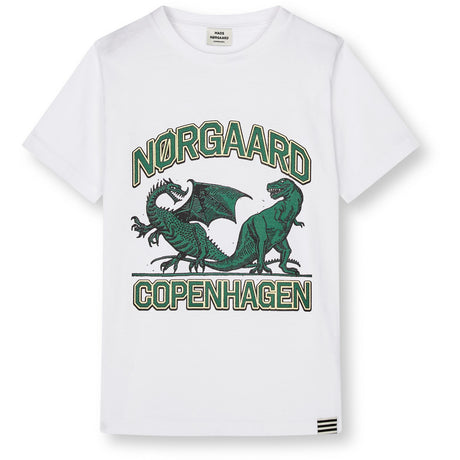 Mads Nørgaard White Printed Tee Thorlino Tee