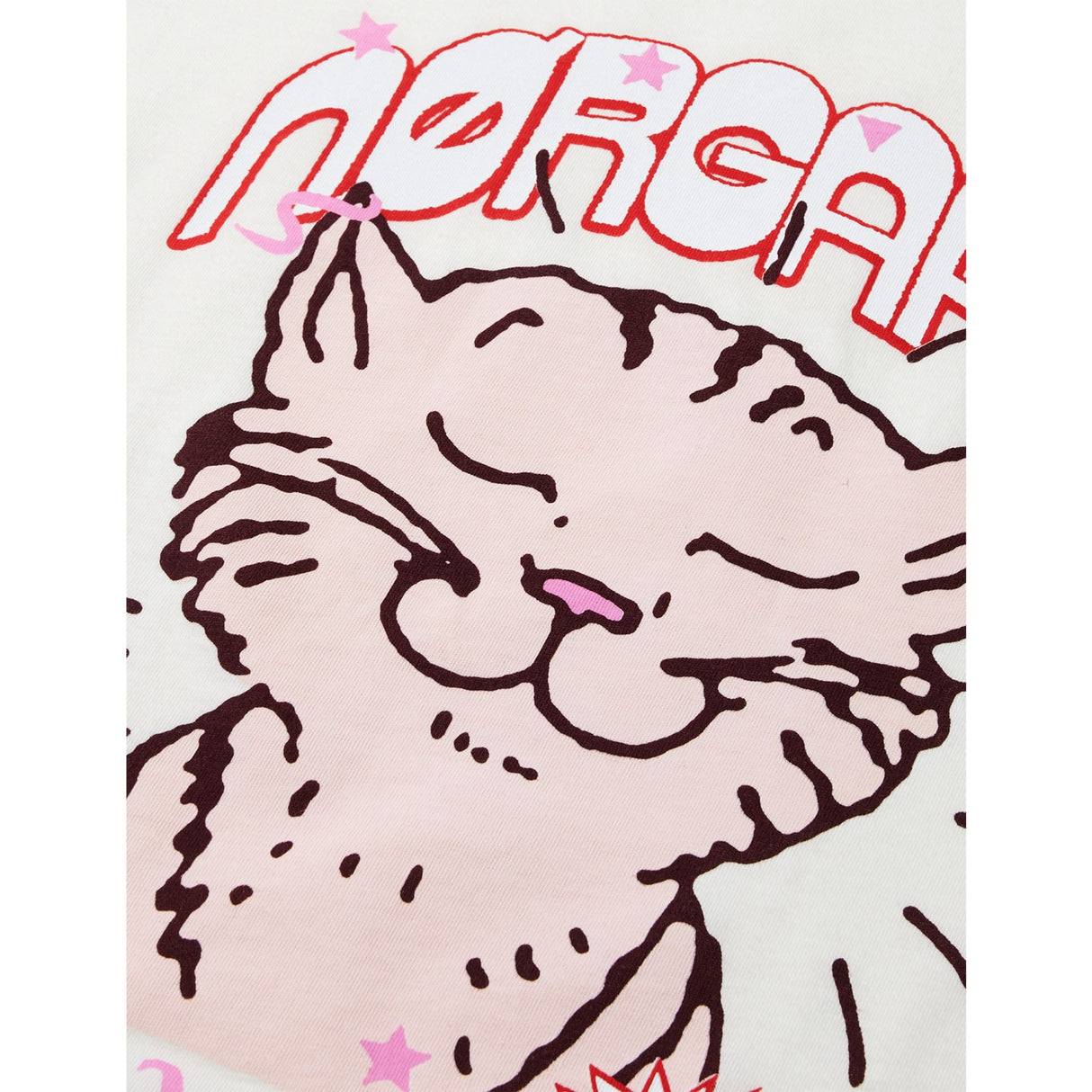 Mads Nørgaard Vanilla Ice Single Bomull Tuvina Print Tee