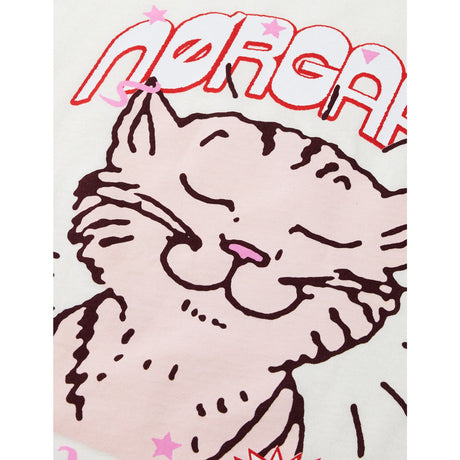 Mads Nørgaard Vanilla Ice Single Bomull Tuvina Print Tee