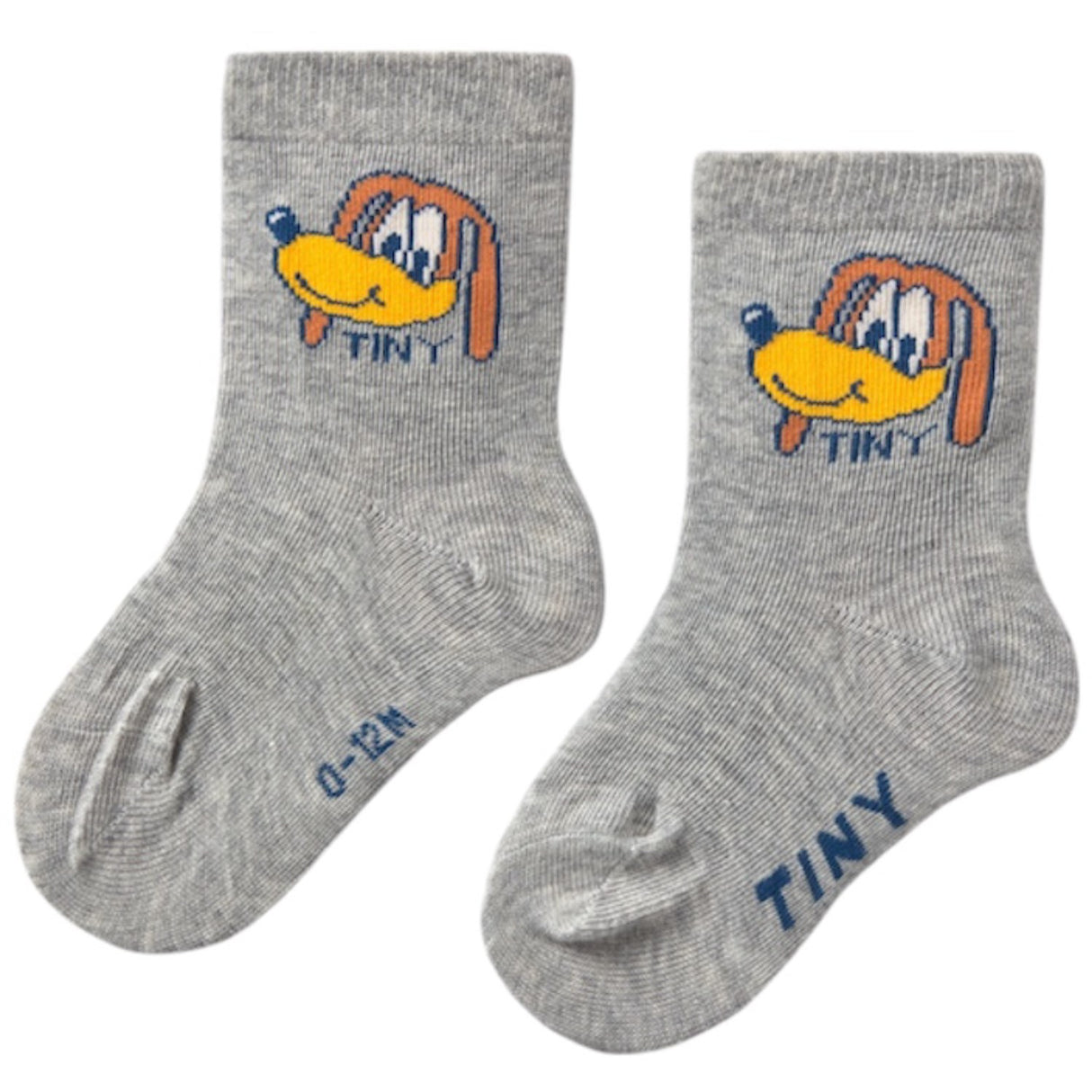 TinyCottons Medium Grey Heather Dog Medium Strømper