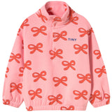 TinyCottons Pink Worms Mockneck Collegegenser