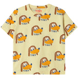 TinyCottons Dusty Yellow Dogs T-Shirt