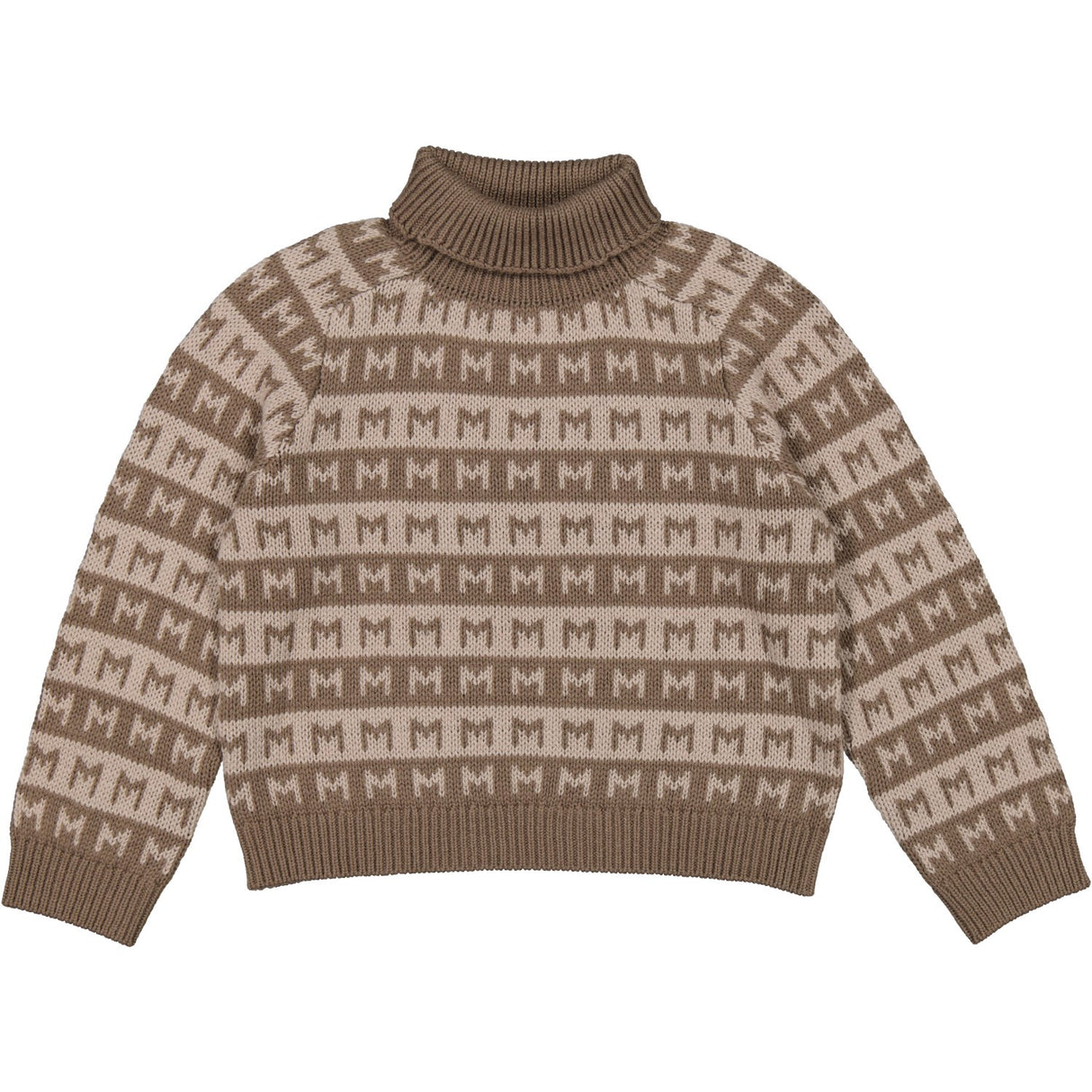 MarMar Heavy Knit Pattern Terre Stripe Talmi Strikk Bluse