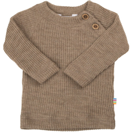 Joha Beige Melange Bluse M/Lange Ermer