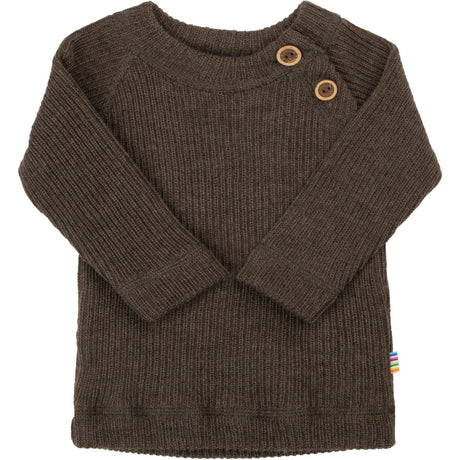 Joha Brown Melange Bluse M/Lange Ermer