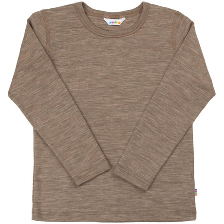 Joha Beige Melange Bluse M/Lange Ermer