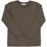 Joha Brown Melange Bluse M/Lange Ermer